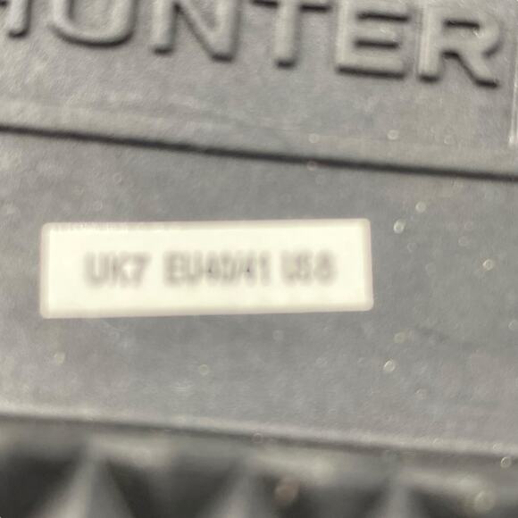 Hunter Men's Original Insulated Black Weatherproof Commando Boot Size 8 - Picture 10 of 10